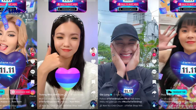 Content Tiktok trong ngành dịch vụ